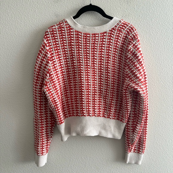 Anthropologie Maeve Bridget Cardigan Cropped Button Front Knit - Picture 7 of 11